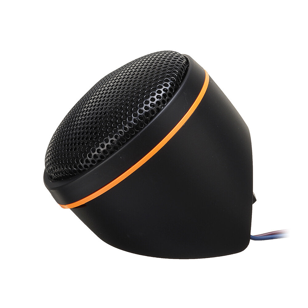 2Pcs WEAH-6670 30W Car External Midrange Mid-range Small Speakers Hi-Fi High-Fidelity Speakers