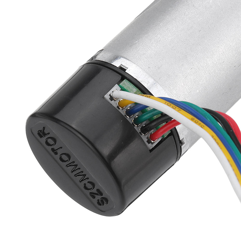 DC 24V Double Shaft Motor Reduction Gear Turbine Worm Self-locking Low Speed Motor