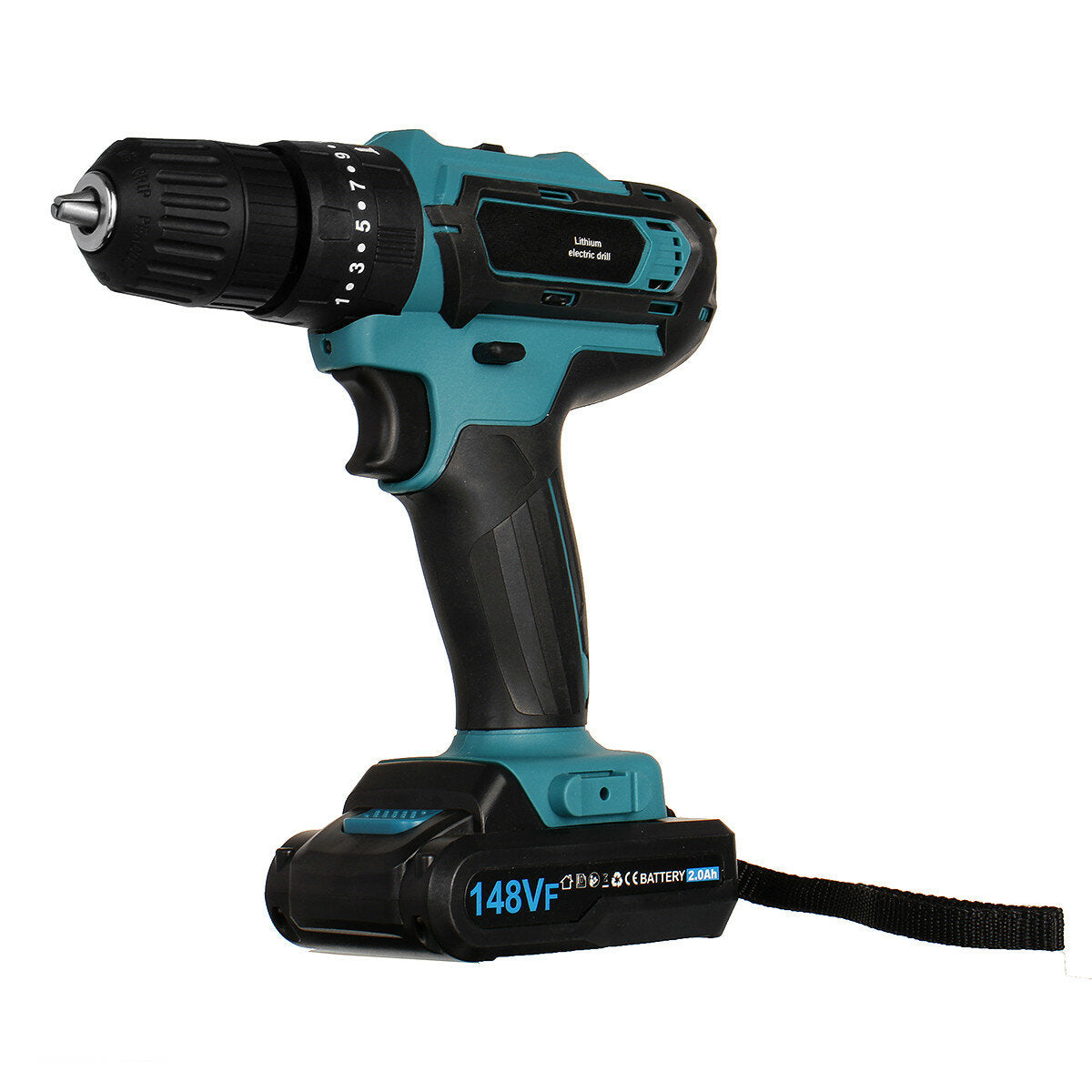 148VF 2.0Ah Cordless Electric Impact Drill Rechargeable Drill Screwdriver W/ 1 or 2 Li-ion Battery