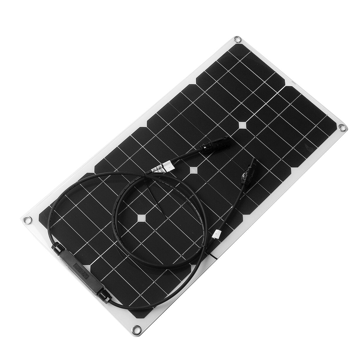 12V 50W Portable Solar Panel Car Van Boat Caravan Camper Trickle Battery Charger