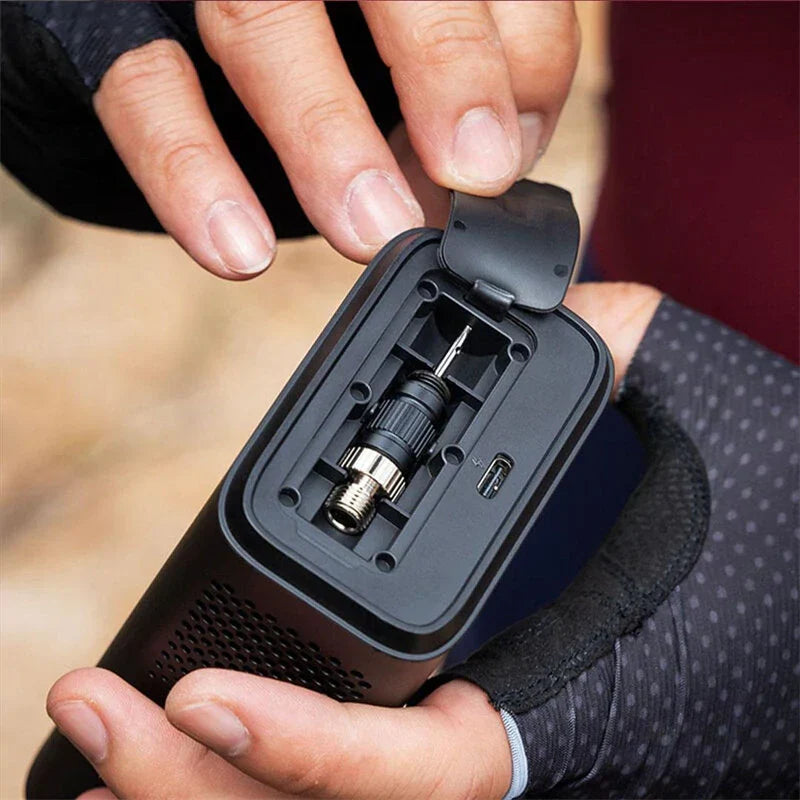 150PSI Smart Bike Pump - 5 Inflation Modes, Fast Charging, LED Display, Portable for Bikes/Cars/Balls