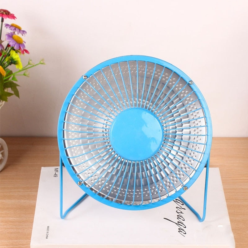220V Portable Quartz Tube Space Heater - Quiet Electric Desk Fan for Office & Home