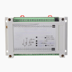 12V-24V 220V 12-way 10A Industrial-grade High-power Wireless Switch Learning Code Switch with 12-key Remote Controller