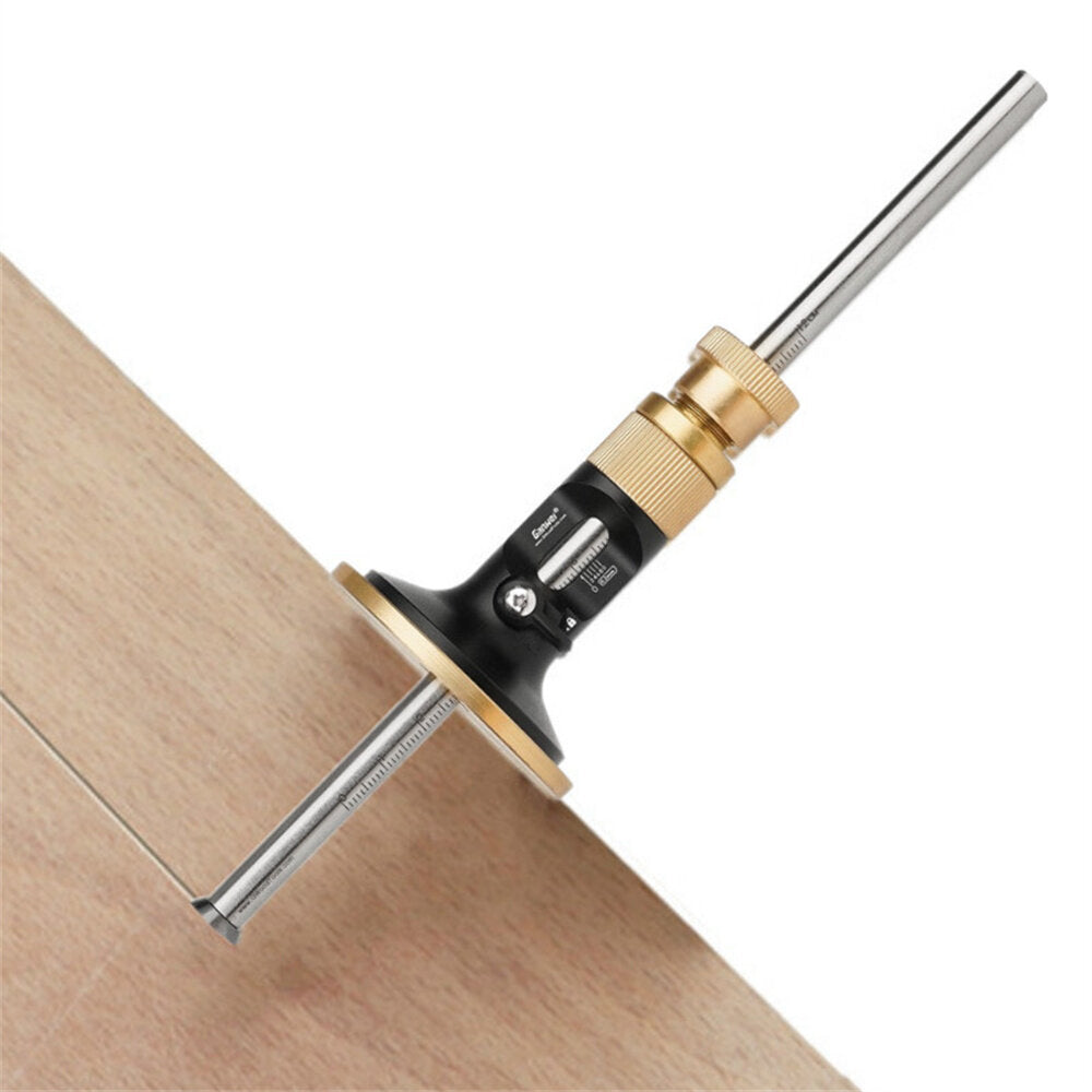 Wheel Marking Gauge Woodworking Scriber Kit - Precision Tool with Adjustable Range 0-120mm, Durable Materials, Versatile Options
