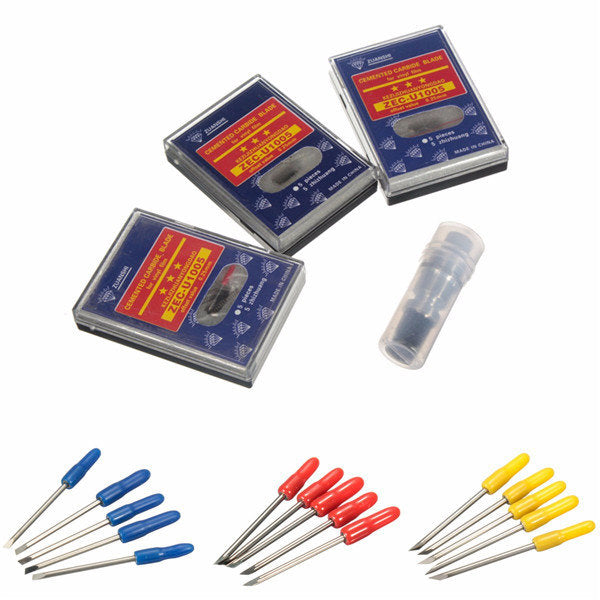 Graphtec Blade Holder with 15pcs 30 45 60 Degree Cutting Blades