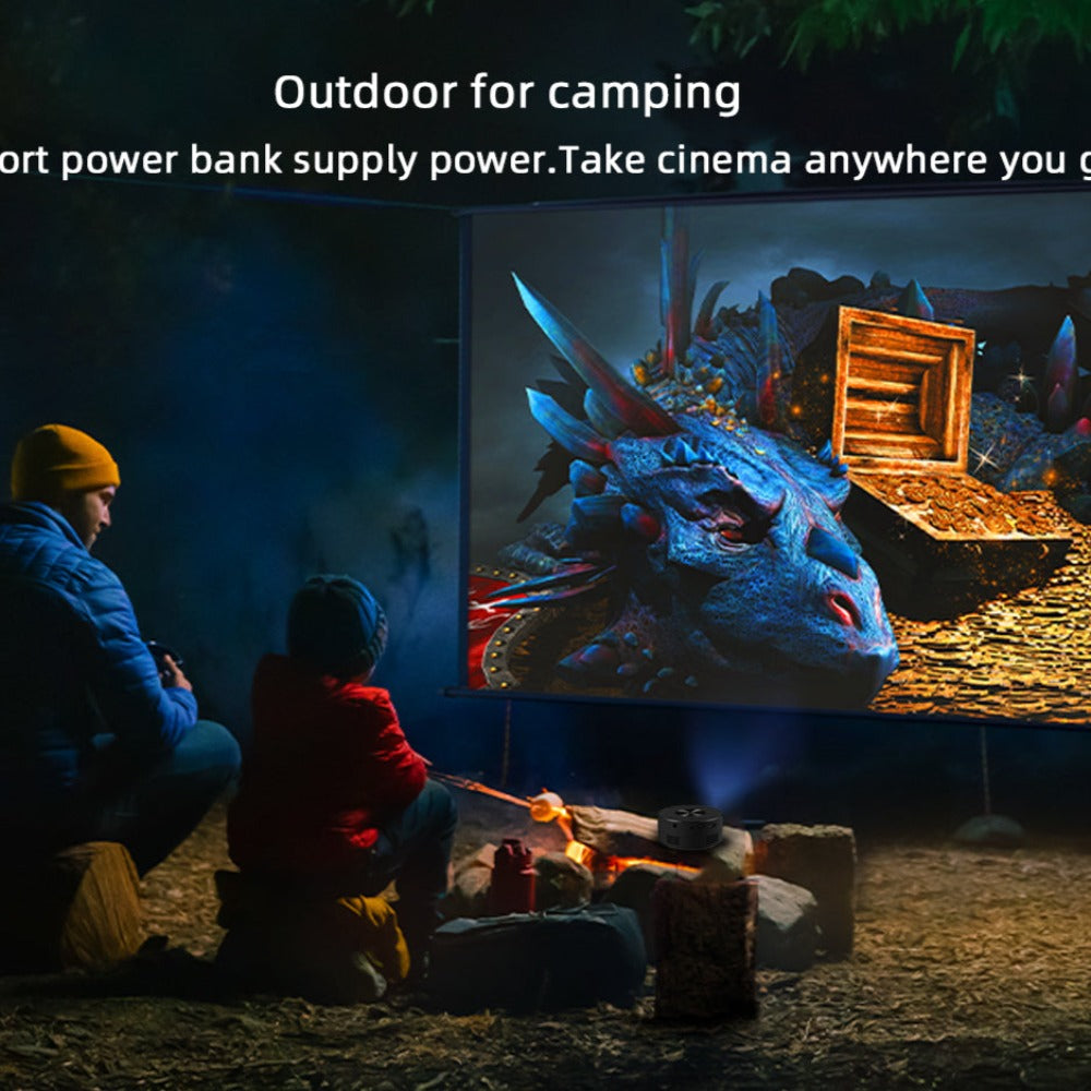Mini Projector Wired Mirroring Handheld Projection 320P 150 ANSI Lux Portable Cinema