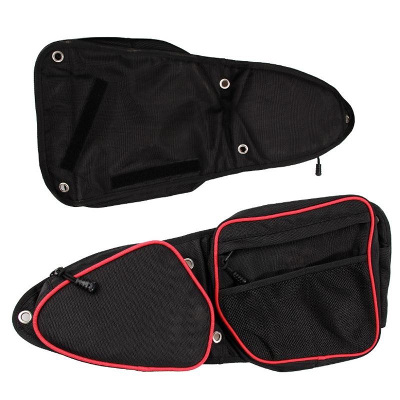 Motorcycle Side Door Storage Bags Knee Pad
