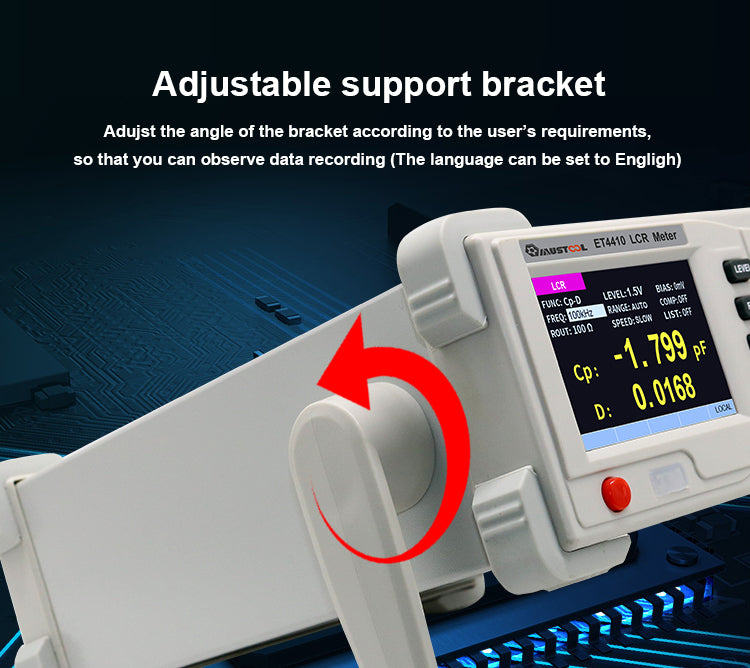 Desktop Digital Bridge Tester LCR Meter Capacitance Resistance Impedance Inductance Measure LCR Bridge LCR Meter