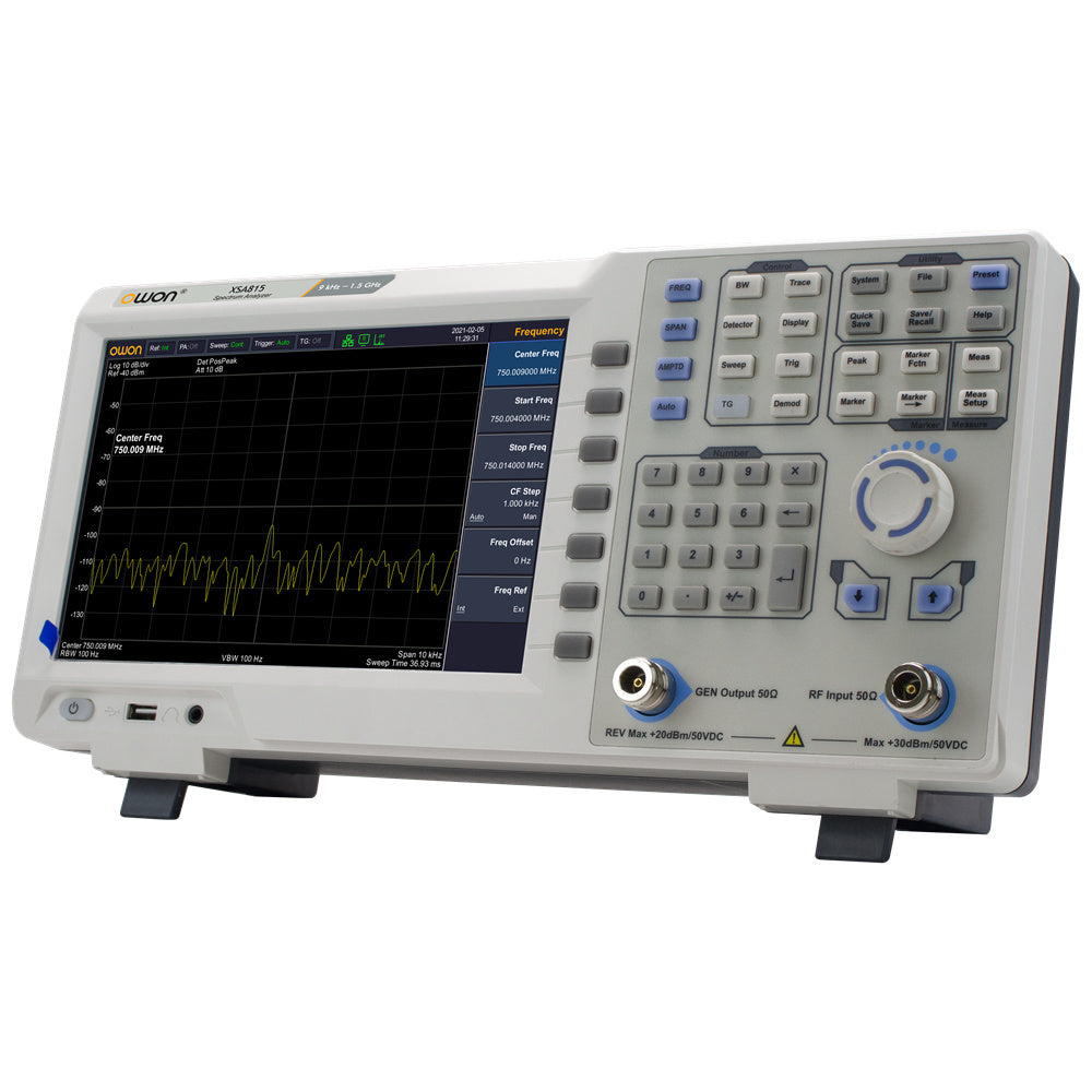 Digital Oscilloscope 9 kHz to 1.5 GHz 1 Hz Resolution LCD Screen USB LAN Tracking Generator
