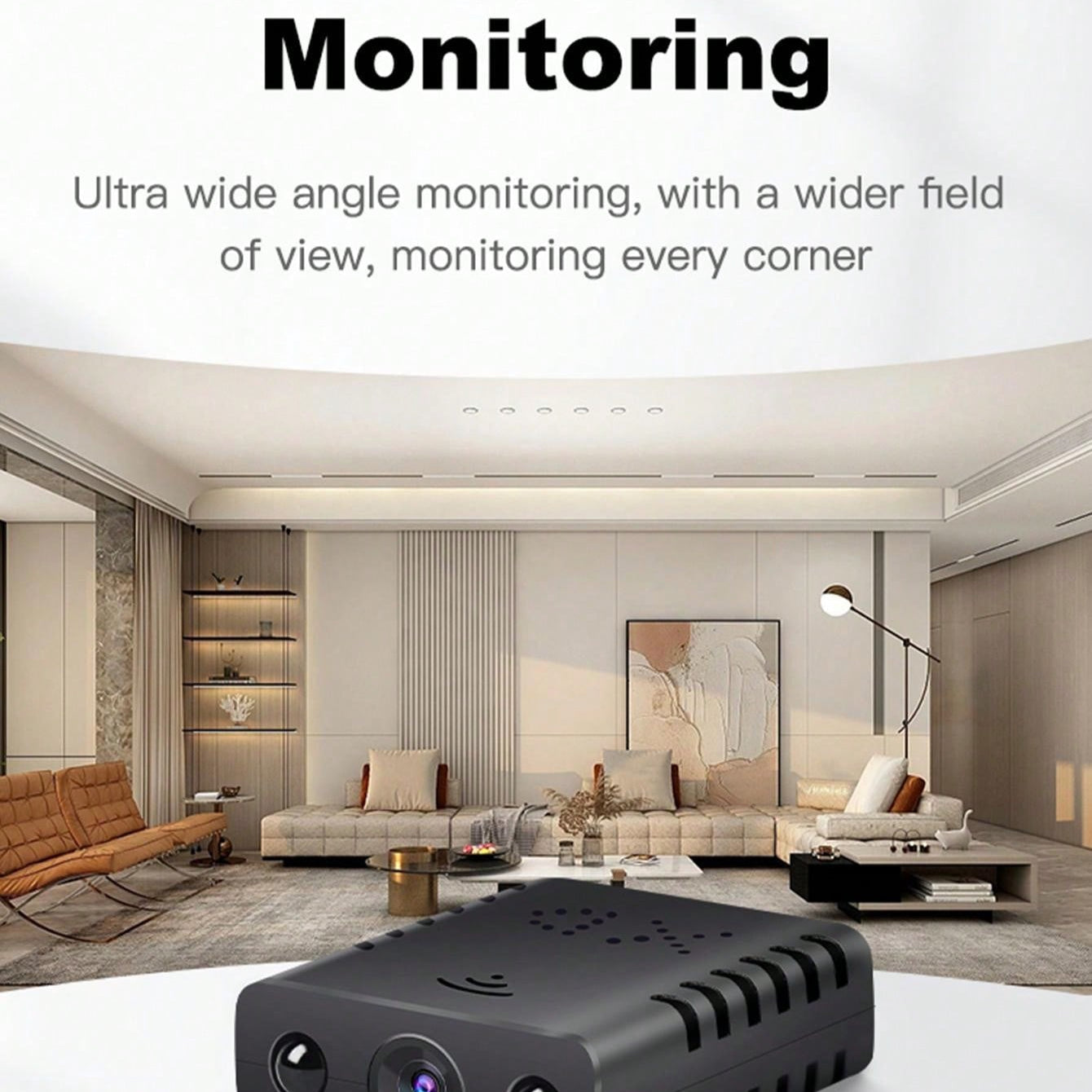 1080P WiFi Rechargeable Camera, 2X Digital Zoom, BSI CMOS Sensor, USB Interface, Compact Design, ABS Material