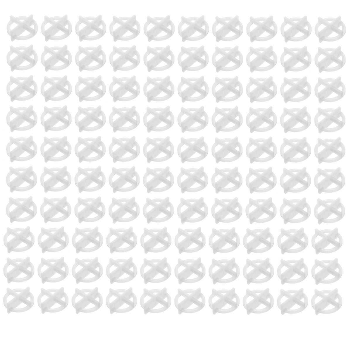 100Pcs Cross Tile Leveling System Base Spacer Recyclable Plastic Tools