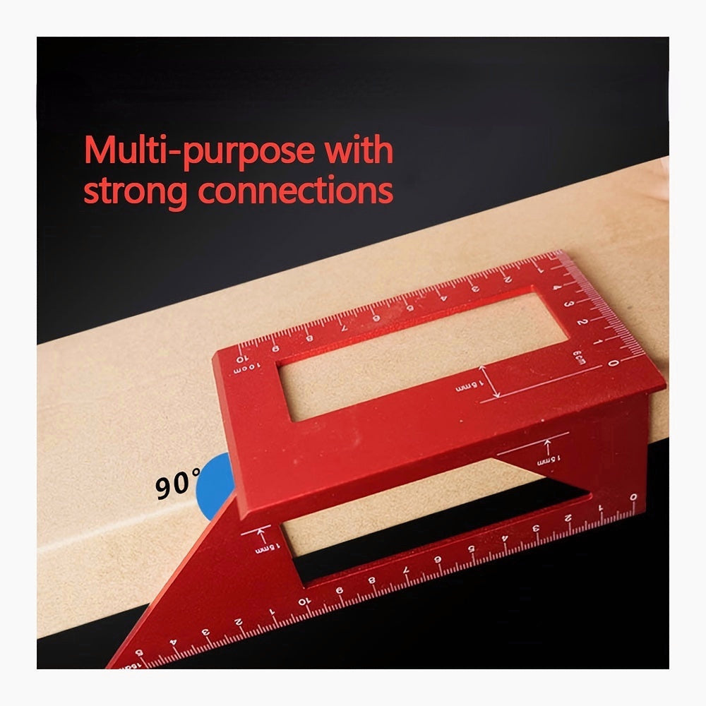 Woodworker Multi-purpose Square 45/90 Degree Layout Miter Gauge