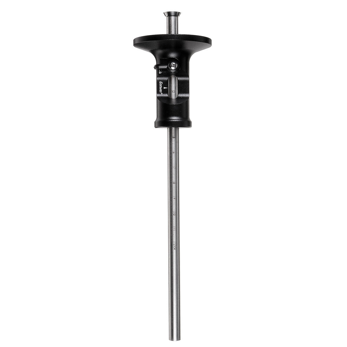 European-Style Micro Adjustable Wheel Marking Gauge for Woodworking - Precision Scriber Ruler Tool, Black