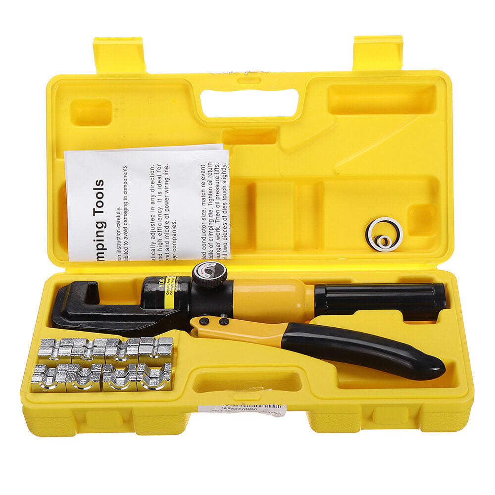 4-70mm2 Pressure 8T Hydraulic Crimping Tool Cable Lug Crimper Plier Hydraulic Compression Tool