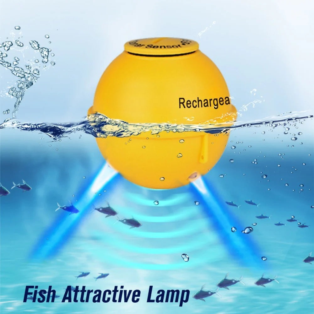 Portable Professional Sounder Wireless Sonar Fish Finder Fishing Probe Detector Fishfinder with Dot Matrix