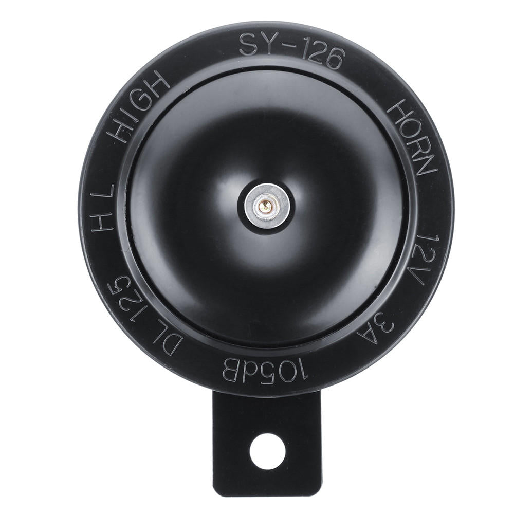 12V 105DB Motorcycle Horns Basin Speaker Tone Car Bike ATV Stainless Steel Trumpet