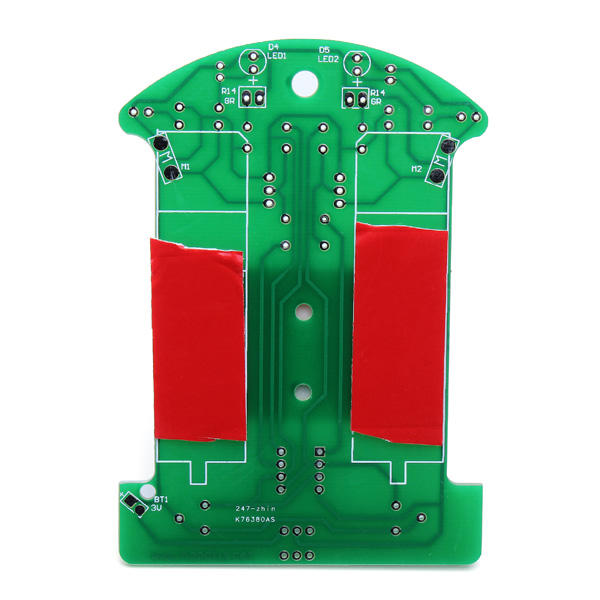 3PCS Mini Electronic Tracking Robot Car DIY Kit With Reduction Motor