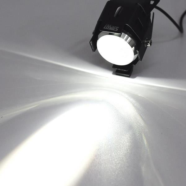 12V-80V Motorcycle LED Headlights Hi/Low Beam Strobe Spot Light White