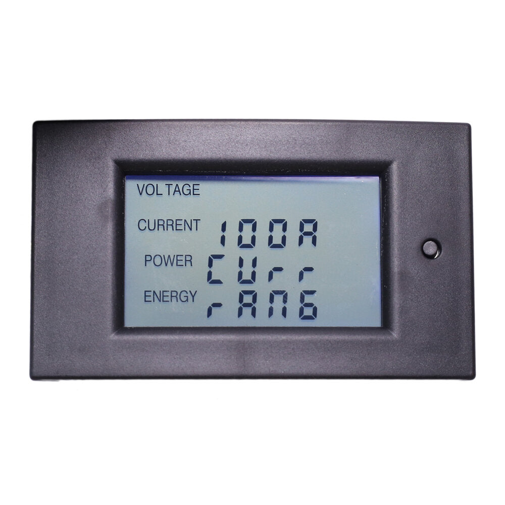 Voltmeter Ammeter 100V 50A Power Meter Electric Energy Meter Voltage Alarm with Shunt LCD Display Screen Circuit Monitor