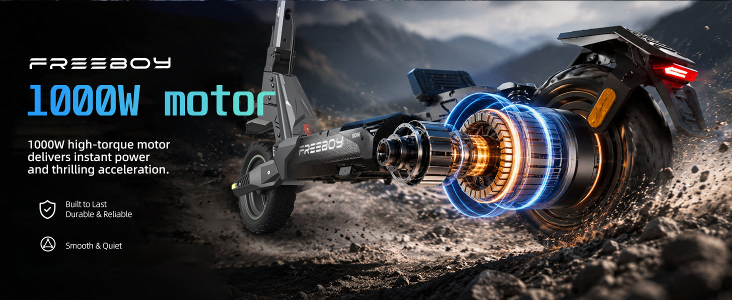 ULTRA Electric Scooter 48V 15Ah 1000W Motor Recommended Top Speed 25KM/H 10 Inch Pneumatic Tire 40KM Mileage 120Kg Max Load