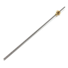 8mm T8 600mm Lead Screw Trapezoidal Acme Rod with Anti-Backlash Nut CNC Parts