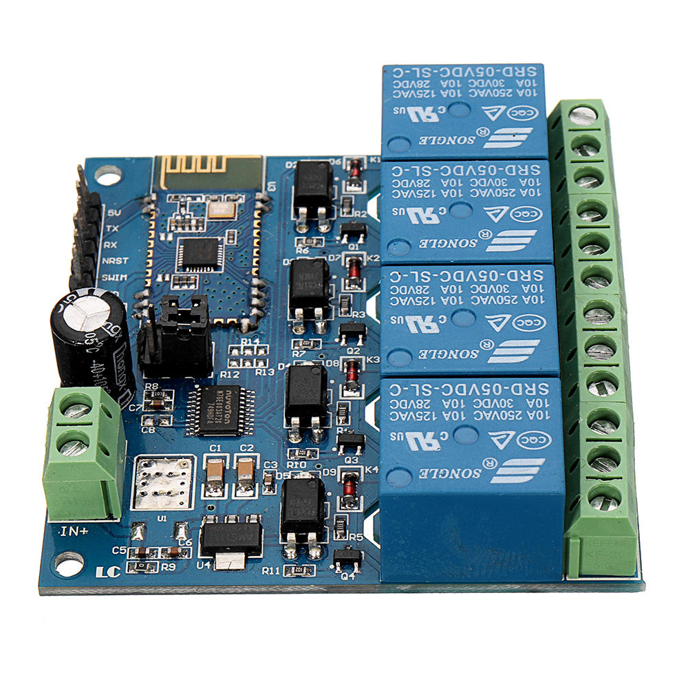 DC5V 4-Channel Android Mobile Bluetooth Relay Module