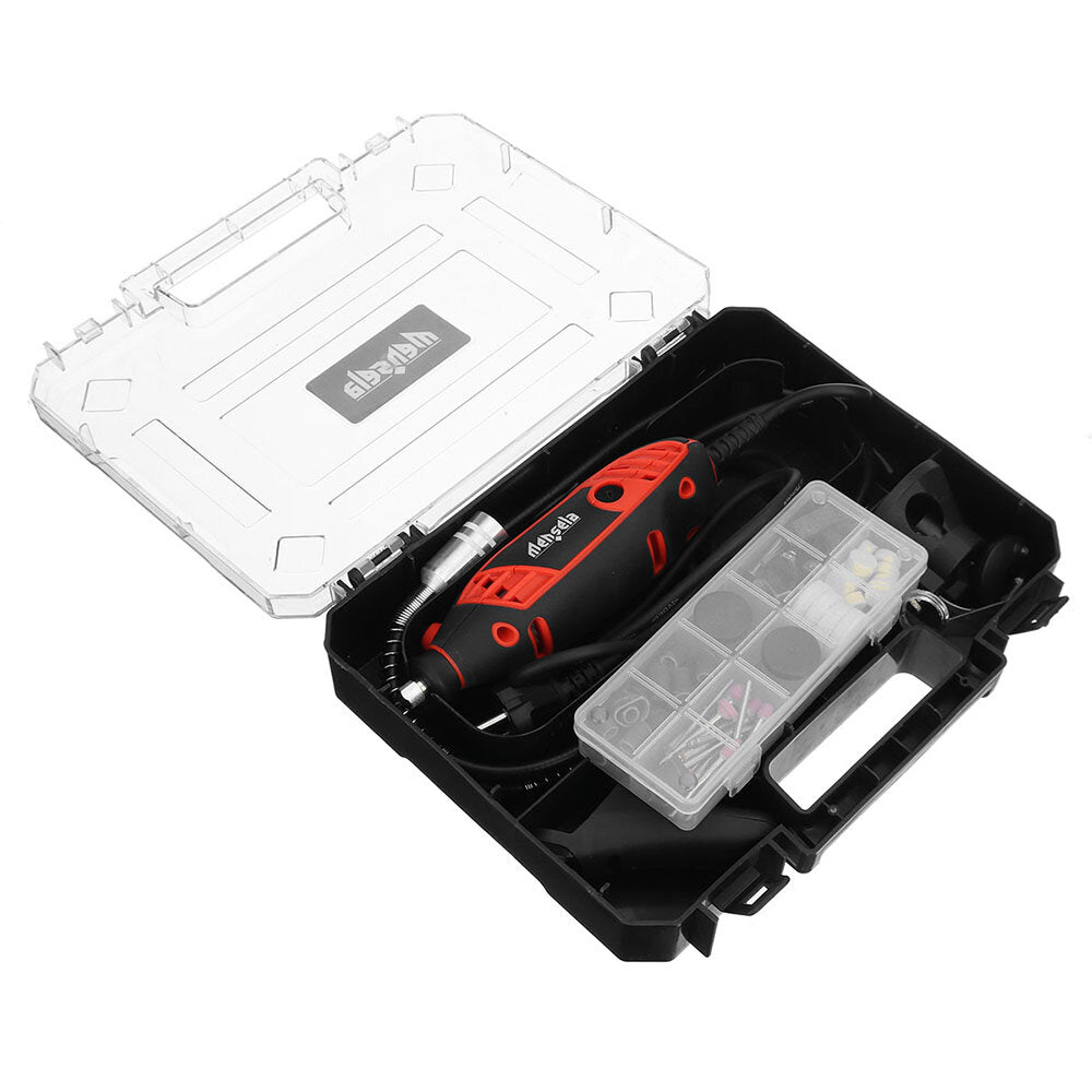 130W Rotary Tool Kit Electric Drill Mini Grinder Variable Speed with 200pcs Accessories