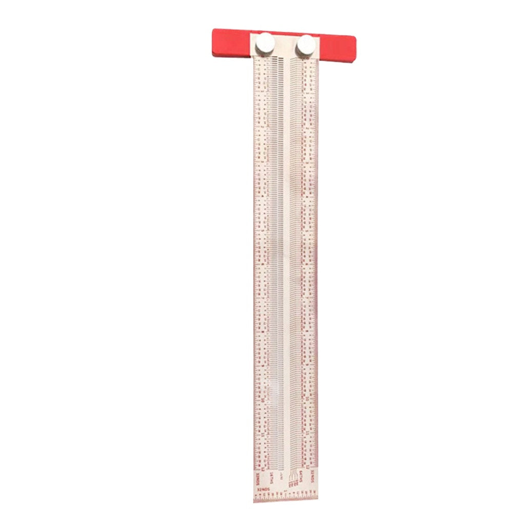 Stainless Steel Woodworking Ruler - Accurate, Lightweight, Slim Design, 3/6/12/15 Inch Options, 0.25mm Precision