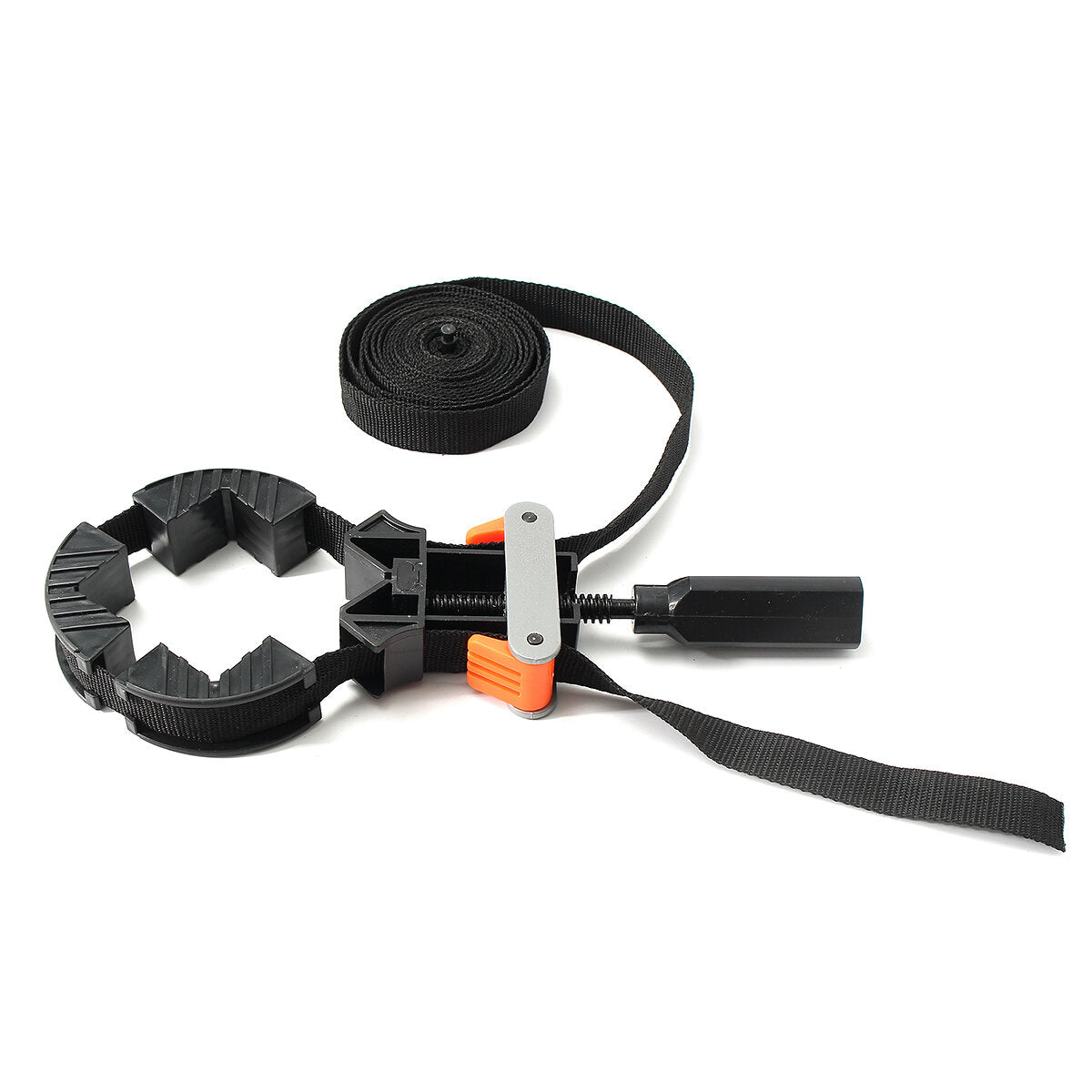 4-Jaw Rapid Clamp Corner Band Strap with Canvas & Plastic, 4m Length, Ideal for Picture Frames & Odd Shapes