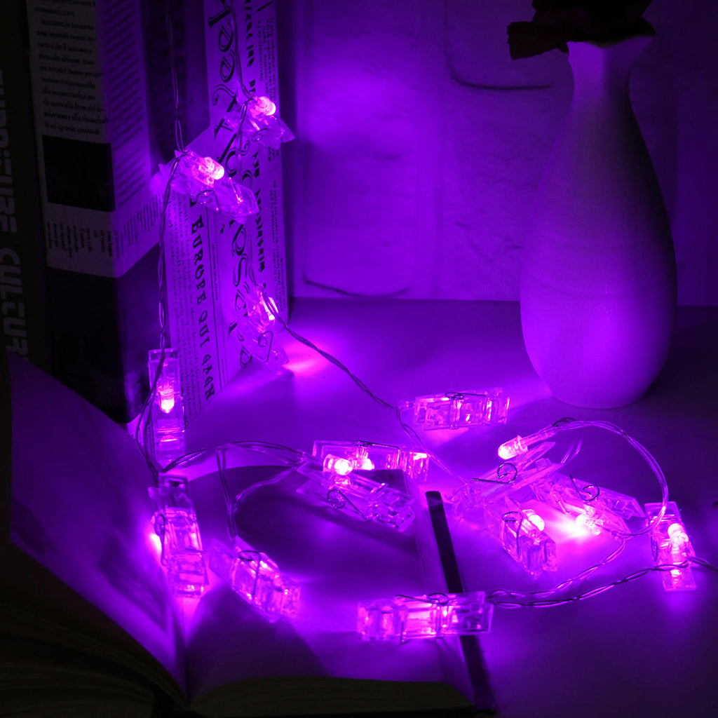 USB 2.2M 20LED Photo Peg Clip Shapes DIY Fairy String Light Xmas for Hanging Picture