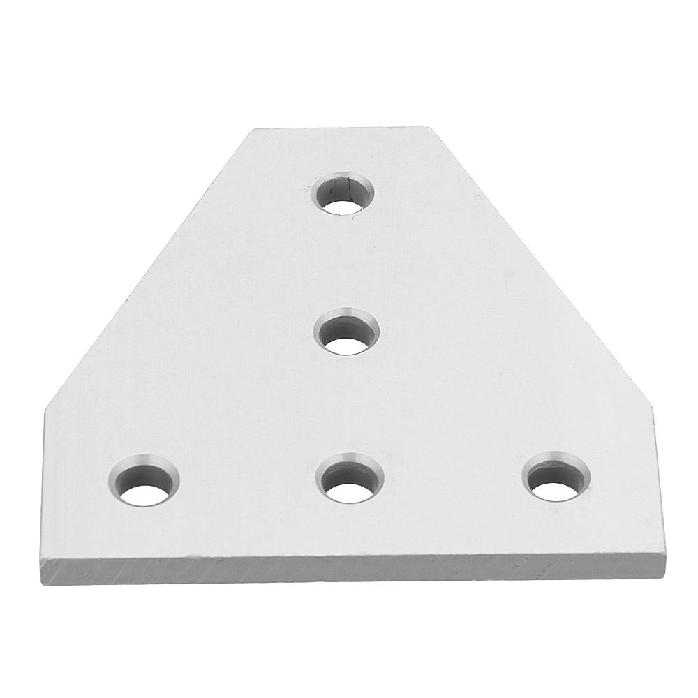 Aluminum 5 Holes T Shape Join Plate Corner Bracket for 2020 V-slot Aluminum Profile