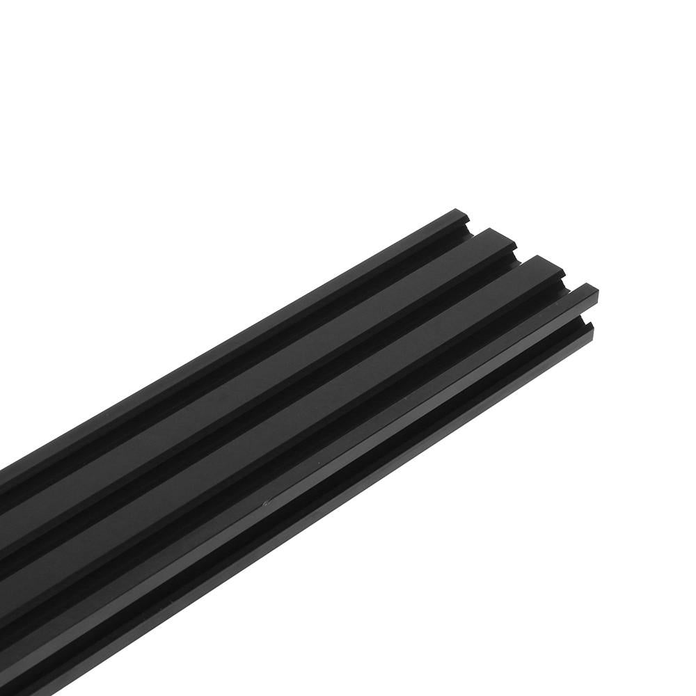200-1000mm Black 2060 V-Slot Aluminum Profile Extrusion Frame for CNC Tool DIY