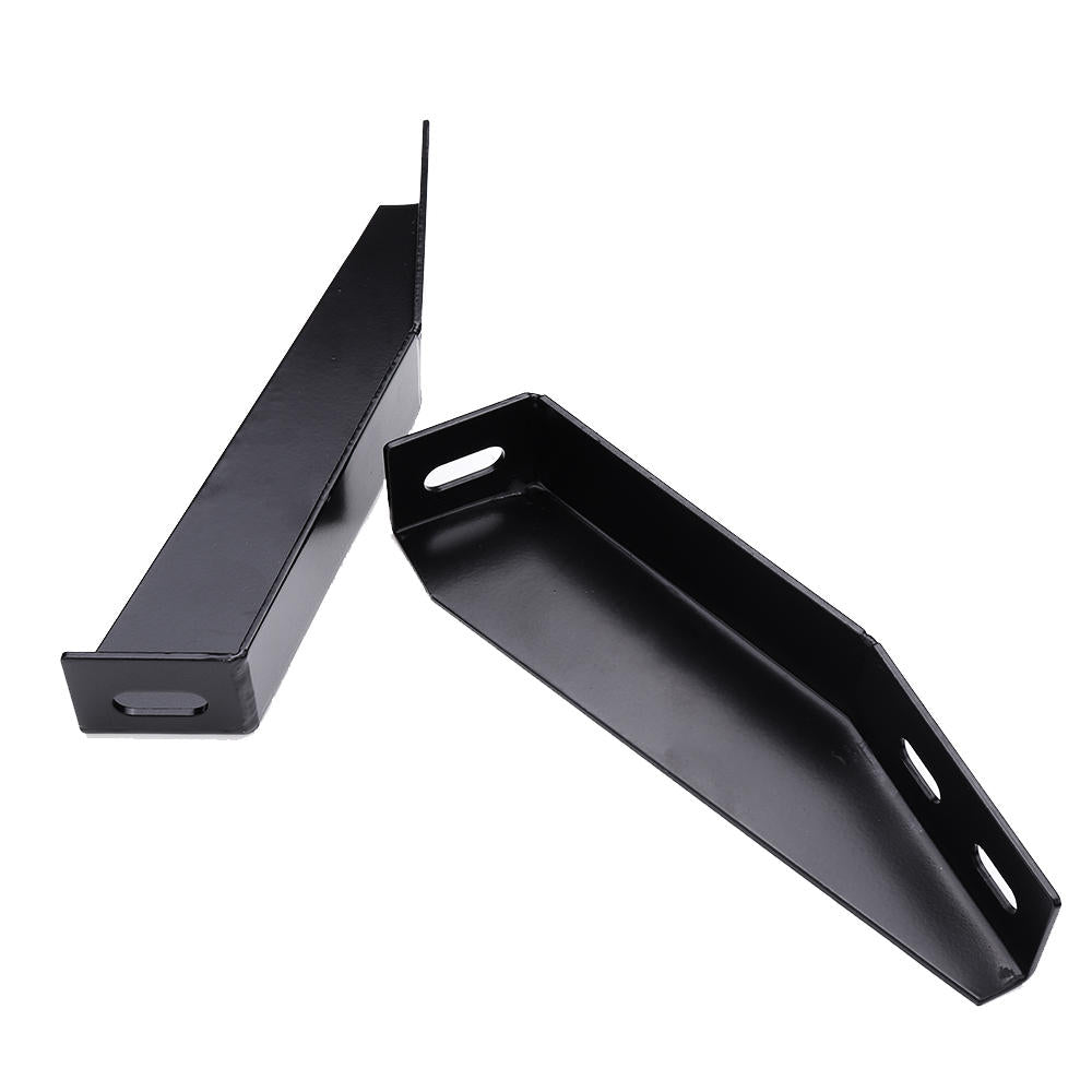 Industrial Aluminum Extrusions Right Angle Inclined Bracket Connector Reinforced Black
