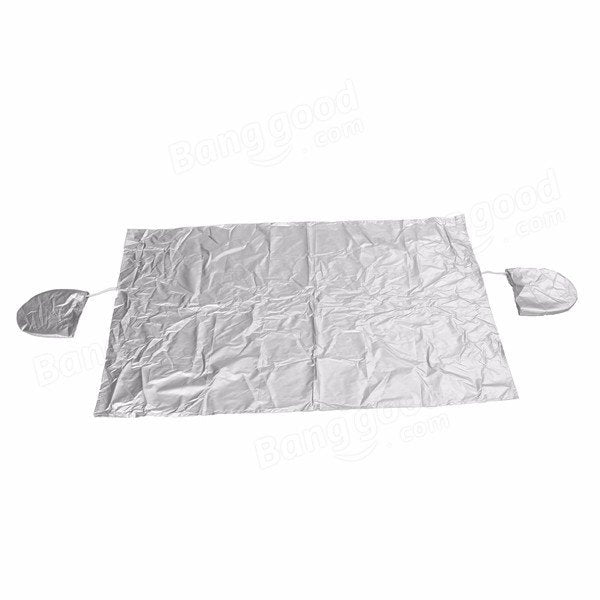 Car Front Wind Shield Mirror Cover Rain Snow Ice Resistant Protector Waterproof