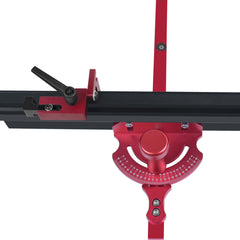Precision Adjustable Miter Gauge with T-Track Connector for Woodworking - 0-60° Angle Range, CNC Processed, Ergonomic Design
