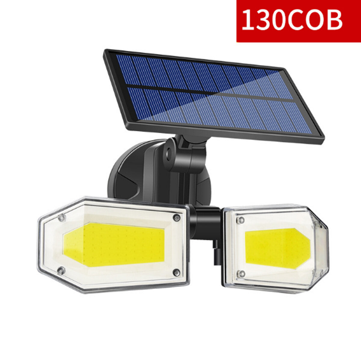 Outdoor Motion Sensor LED Solar Light 78LED/130COB Three Modes Waterproof Security Wall Lamp for Garden Street