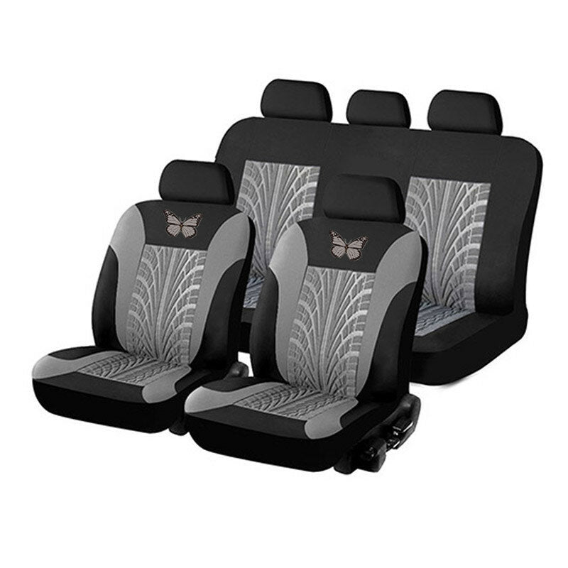 Auto Seat Covers Decor Car Truck SUV Van Universal Protectors Front & Rear Row