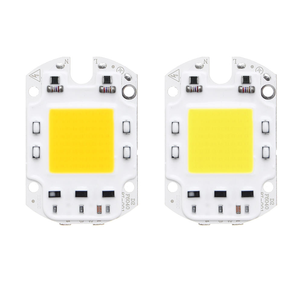 AC110V/220V 30W 40W 50W White/Warm White COB LED Chip 60*40mm for DIY Flood Light