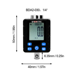 Digital Torque Wrench 0.3-340 Nm Adjustable Torque Meter Adapter Professional Electronic Torque Wrench Inspection Repair Tools