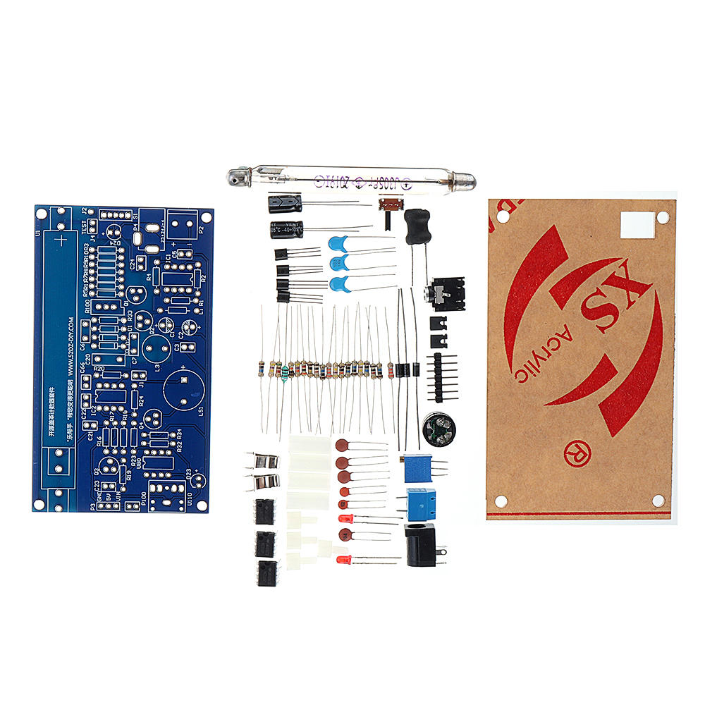 DIY Geiger manual Counter Kit Module Miller Tube GM Tube Nuclear Radiation Detector