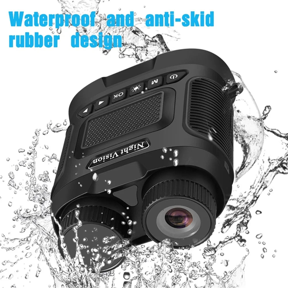 2.5K UHD 8X Digital Zoom 4K Photo 40MP Rechargeable Night Vision Telescope Infrared Binoculars for Hunting Camping