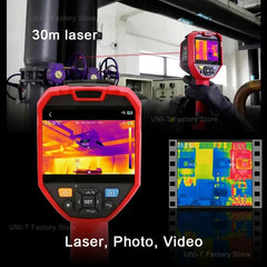 GreenZech Industrial 260-V | 256x192 HD Thermal Imaging Camera | Integrated 30m Laser Ranging & 5MP Visible Light Imager