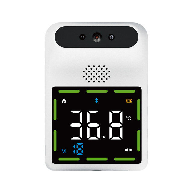 Non-contact IR Infrared Thermometer Forehead Wall-Mounted LCD Digital High Precision Thermometer With Fever Alarm