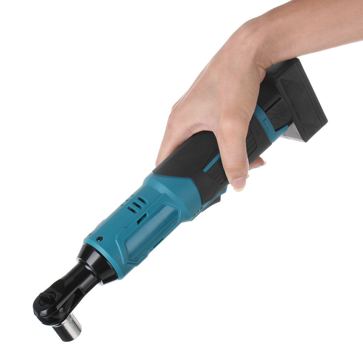12V 65N.m 3/8" Cordless Electric Ratchet Wrench Tool LED Electric Wrench W/ 2pcs Battery