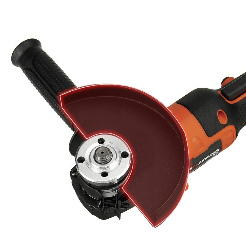 1600W 388VF 125mm Rubber + ABS + Steel Rechargeable Lithium Battery Technology Brushless Angle Grinder