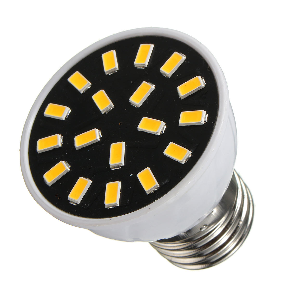 E27 GU10 LED Light Bulbs 5733 SMD 18 320LM Pure White Warm White Spot Lightt AC220V 3W
