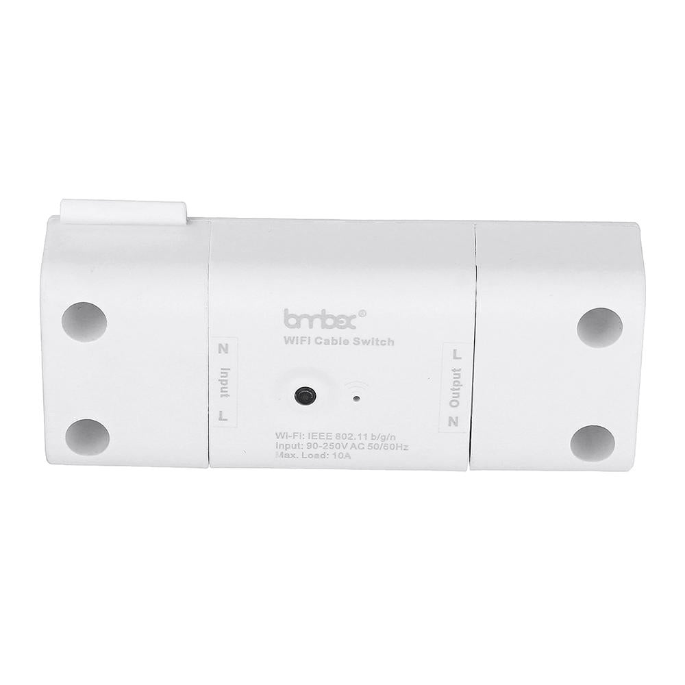 AC110-240V 10A WiFi Voice Control Timing Smart Light Switch Work with Alexa Google Assistant