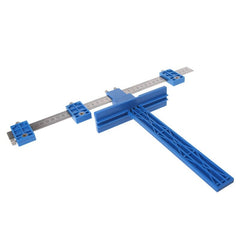 Multi-Purpose Handle & Knob Mounting Template with L-Bracket, 410x300mm, Durable ABS & Stainless Steel, Easy to Use