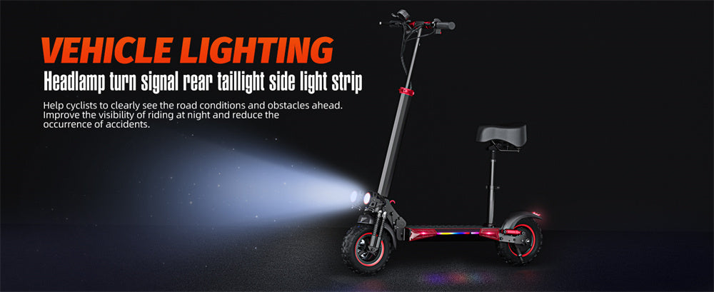Electric Scooter 18Ah 48V 1200W Motor Recommended Top Speed 25KM/H 11 Inches Off-Road Tire Electric Scooter 50KM Range Max Load 150Kg FREEBOY J11MAX