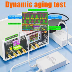 Electronic Load Tester 150/300/450/600W WiFi Tuya 0-200V 50A Battery Capacity Monitor Programmable Discharge Tool IPS Display High Precision Bluetooth Connection